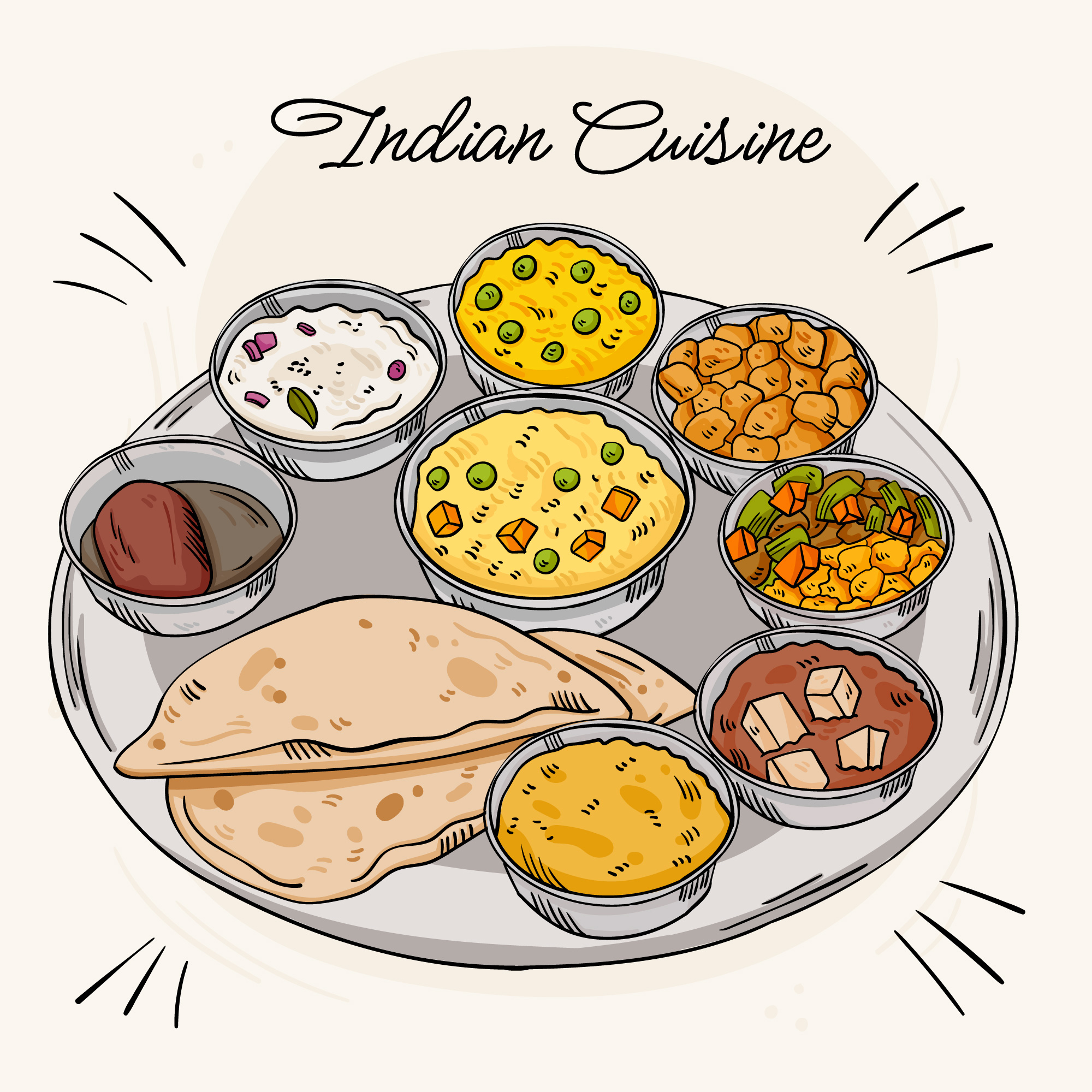 Vegetarian Thali Image